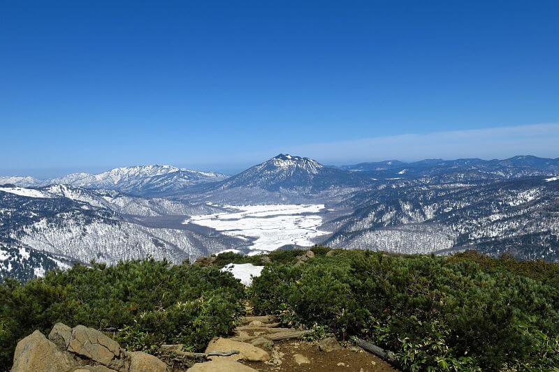 至仏山山頂からの景色。