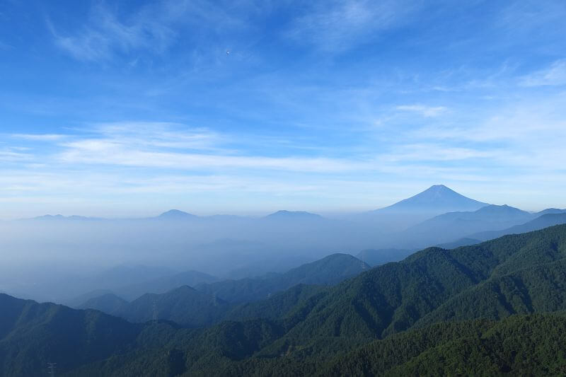 姥子山からの景色。